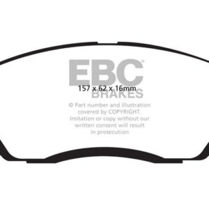 EBC Ultimax sprednje zavorne ploščice za Hyundai Santa Fe, Hyundai Santa FE