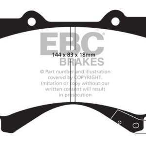 EBC Ultimax sprednje zavorne ploščice za Lexus LX, Toyota Land Cruiser