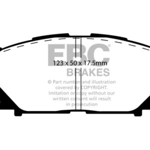 EBC Ultimax sprednje zavorne ploščice za Toyota Yaris