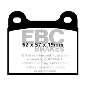 EBC Ultimax sprednje zavorne ploščice za Porsche 914