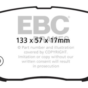 EBC Ultimax sprednje zavorne ploščice za KIA Optima