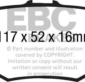 EBC Ultimax zadnje zavorne ploščice za Ford Explorer