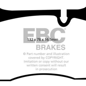 EBC Ultimax sprednje zavorne ploščice za Land Rover Range Rover, Land Rover Range Rover Sport