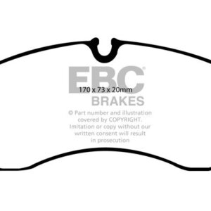 EBC Ultimax sprednje zavorne ploščice za VW Crafter