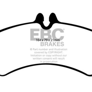 EBC Ultimax zadnje zavorne ploščice za VW Crafter