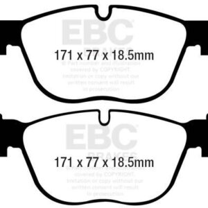 EBC Ultimax sprednje zavorne ploščice za BMW X4, BMW X6