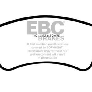 EBC Ultimax sprednje zavorne ploščice za Toyota Corolla, Toyota Auris