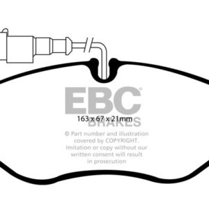 EBC Ultimax sprednje zavorne ploščice za Nissan Cabstar