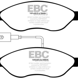 EBC Ultimax sprednje zavorne ploščice za Fiat Ducato, Citroën Jumper