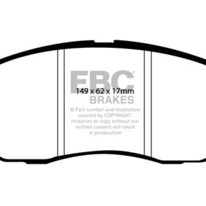 EBC Ultimax sprednje zavorne ploščice za Opel Antara, Chevrolet Captiva