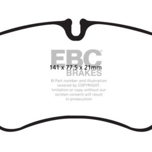 EBC Ultimax zadnje zavorne ploščice za Iveco Daily