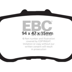 EBC Ultimax zadnje zavorne ploščice za Honda Accord