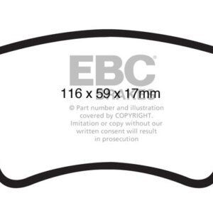EBC Ultimax zadnje zavorne ploščice za Audi A5, Audi A4