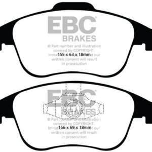 EBC Ultimax sprednje zavorne ploščice za Renault Laguna, Renault Latitude