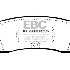 EBC Greenstuff 2000 zadnje zavorne ploščice za Chevrolet Trans Sport, Pontiac Grand Am