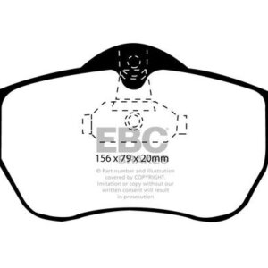 EBC Greenstuff 2000 sprednje zavorne ploščice za Opel Astra, Opel Zafira