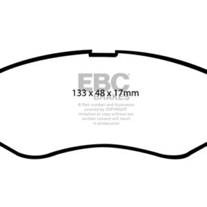 EBC Greenstuff 2000 sprednje zavorne ploščice za Chevrolet Aveo, Daewoo Kalos