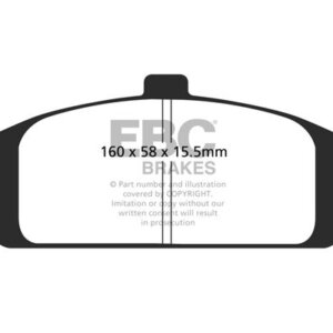 EBC Greenstuff 2000 sprednje zavorne ploščice za Pontiac Grand Am