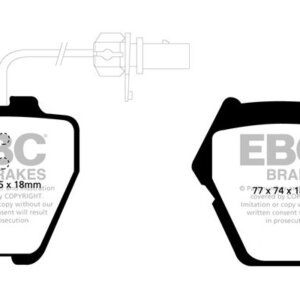 EBC Greenstuff 2000 sprednje zavorne ploščice za VW Phaeton, VW Polo
