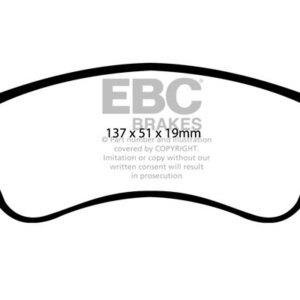 EBC Greenstuff 2000 sprednje zavorne ploščice za Peugeot 1007, Peugeot 2008