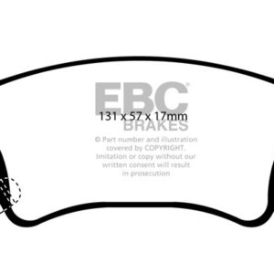 EBC Greenstuff 2000 sprednje zavorne ploščice za Toyota Corolla