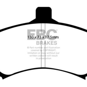 EBC Greenstuff 2000 sprednje zavorne ploščice za Smart Forfour