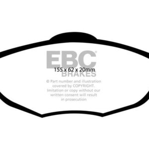 EBC Greenstuff 2000 sprednje zavorne ploščice za Chrysler Sebring