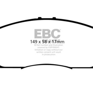 EBC Greenstuff 2000 sprednje zavorne ploščice za Honda StepWGN, Honda Civic