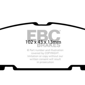 EBC Greenstuff 2000 zadnje zavorne ploščice za Mazda MX-5