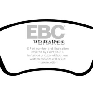 EBC Greenstuff 2000 sprednje zavorne ploščice za Toyota Auris