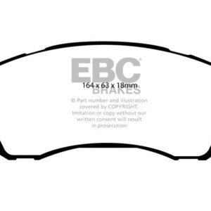 EBC Greenstuff 2000 sprednje zavorne ploščice za Kia Carnival