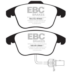 EBC Greenstuff 2000 sprednje zavorne ploščice za Audi A5, Audi A4