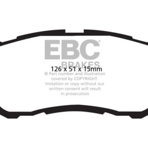 EBC Greenstuff 2000 sprednje zavorne ploščice za Suzuki Baleno, Mazda 2