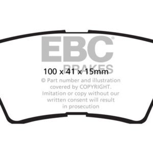 EBC Greenstuff 2000 zadnje zavorne ploščice za Hyundai Elantra, KIA Soul
