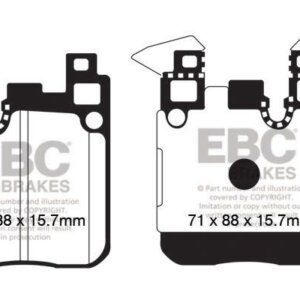 EBC Greenstuff 2000 zadnje zavorne ploščice za BMW 1, BMW 4