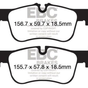EBC Greenstuff 2000 sprednje zavorne ploščice za BMW 1, BMW M2