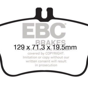 EBC Greenstuff 2000 sprednje zavorne ploščice za Mercedes-Benz B-Class, Mercedes-Benz CLA