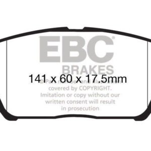 EBC Greenstuff 2000 sprednje zavorne ploščice za Hyundai Veloster, KIA Optima