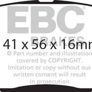 EBC Greenstuff 2000 sprednje zavorne ploščice za Mazda 3, Mazda CX-3