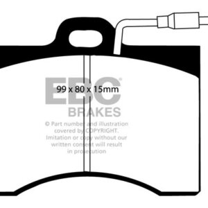 EBC Ultimax sprednje zavorne ploščice za Citroën CX