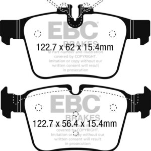 EBC Greenstuff 2000 zadnje zavorne ploščice za Mercedes-Benz C-Class