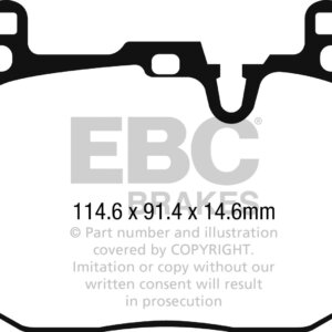 EBC Greenstuff 2000 sprednje zavorne ploščice za MINI Mini, Mini MINI Convertible
