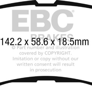 EBC Greenstuff 2000 sprednje zavorne ploščice za Renault SCÉNIC, Renault Grand SCÉNIC