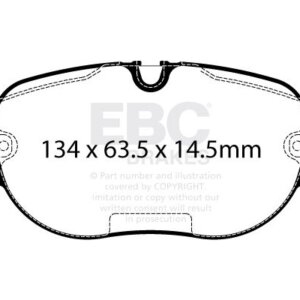 EBC Greenstuff 2000 sprednje zavorne ploščice za VW ID.3, Cupra Born