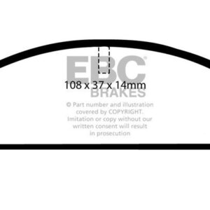 EBC Ultimax sprednje zavorne ploščice za Mazda 323, Mitsubishi Colt