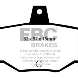 EBC Greenstuff 2000 zadnje zavorne ploščice za Nissan Primera, Nissan Almera