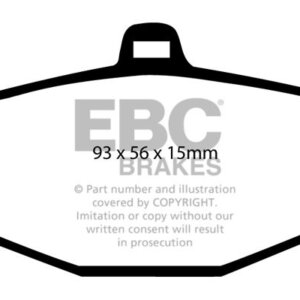 EBC Ultimax sprednje zavorne ploščice za Renault 5, Renault 6