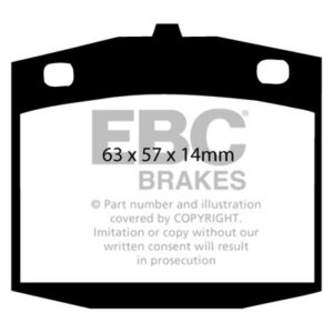 EBC Ultimax sprednje zavorne ploščice za Nissan Sunny