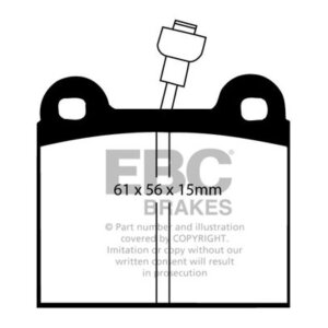 EBC Ultimax sprednje zavorne ploščice za Talbot Horizon