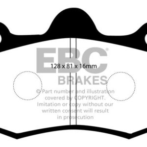 EBC Redstuff sprednje zavorne ploščice za Lotus Evora, Lotus Exige